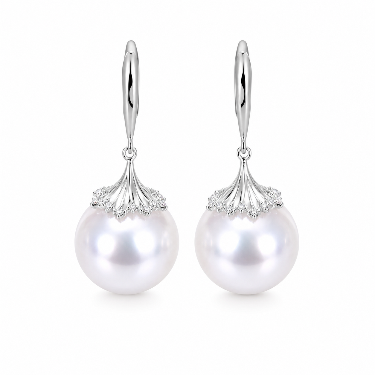 Baroque pearl drop earrings